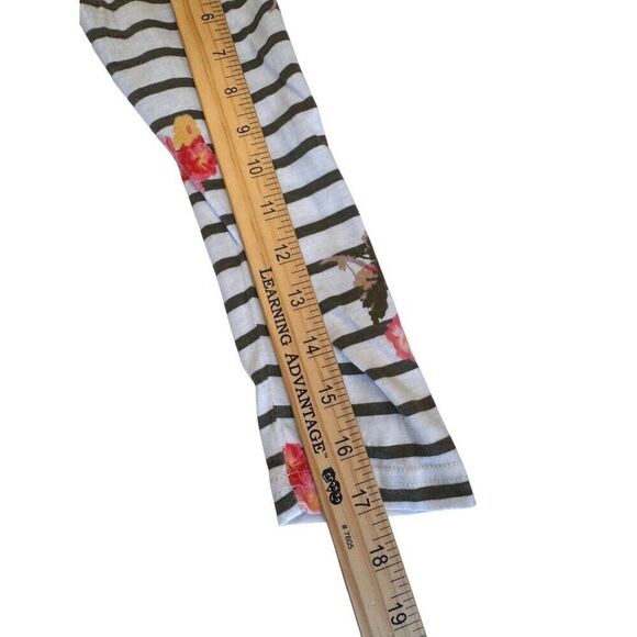 Joules Womens Striped Floral Long Sleeve Top US 4 Cotton EUC - Picture 8 of 10